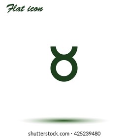 Taurus zodiac sign.