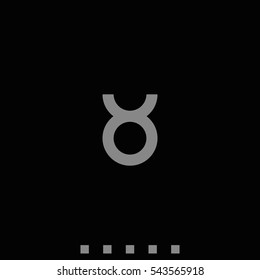 Taurus zodiac sign.