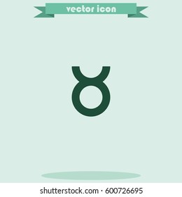 Taurus zodiac sign.