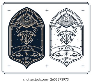 
taurus zodiac sign astrology cards set , horóscopo, tarô, vidente. Vintage ilustração mística esboço desenho da mão, modelos de horóscopo esotérico mágico para cartaz de impressão de parede