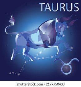 Taurus zodiac sign. Horoscope, astrology, prediction.