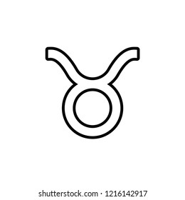 Taurus Zodiac sign icon