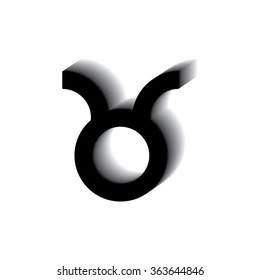 Taurus Zodiac Sign Single Icon