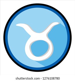 Taurus. Zodiac sign. Vector illustration