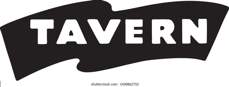 Tavern 2 - Retro Ad Art Banner for Pubs