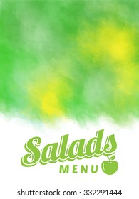 tavern cafe vector list covering template of salads fruit texture harvesting food cafe sign dishes original dish belly letterhead warming insert brochure nurture graphic book consume mark elegance cou