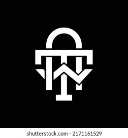 TAW Or TWA Monogram Vector Logo. Three Letters Combined Artistically. Letter Marks Logo. Suitable For Clothing, Fashion, Brand, Product, Trend, Community, Event, And Organization.