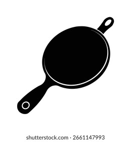Tawa Indian Griddle silhouette vector art illustration