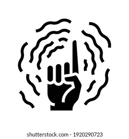 vector de icono de glifo de filosofía tawhid. signo de filosofía tawhid. símbolo de contorno aislado ilustración negra