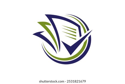 Icono de Vector de diseño de logotipo de contabilidad fiscal 