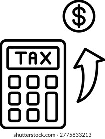Tax Advice Art vector Icon Design Illustration