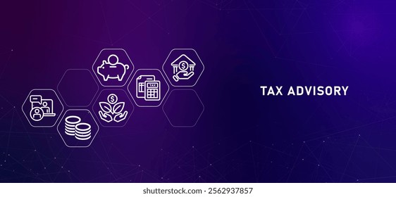 Tax Advisory consultant advice consulting service income deduction gradient header accountability legal regulation strategy