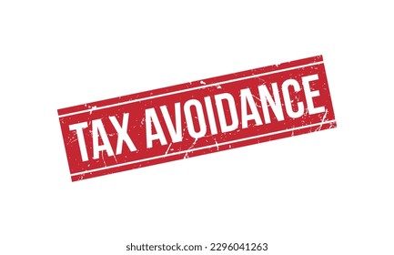 Tax Avoidance Rubber Stamp Seal Vector