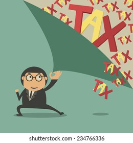 Tax behind the wallpaper