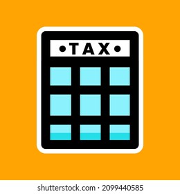 tax book discount budget bookkeeping icon simple symbol design