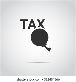 icono de auge fiscal
