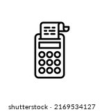 tax calculation icon in vector. Logotype