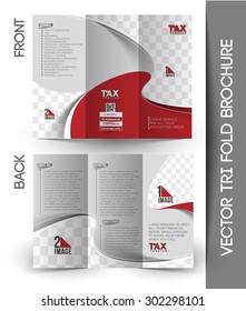 Tax Center Tri-Fold Mock up & Brochure Design 