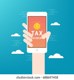 Tax Concept. Business Concept Illustration.
