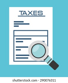 tax concept design, vector illustration eps10 graphic 