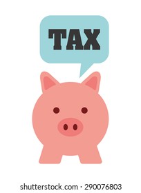 tax concept design, vector illustration eps10 graphic 