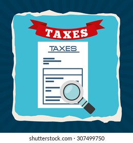 tax concept design, vector illustration eps10 graphic 