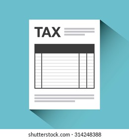 tax concept design, vector illustration eps10 graphic 