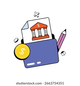 Tax Concept Vector Icon Eps 10 File
