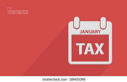 Tax concept,Blank for text,vector