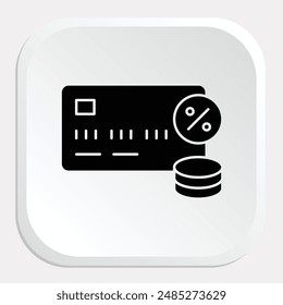 Tax Credit Icon - Illustrating Financial Incentives that Reduce Direct Tax Liability