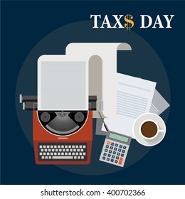Tax day Concept 