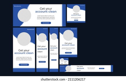 Tax day design template web add banner