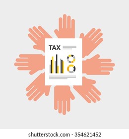 tax day design, vector illustration eps10 graphic 