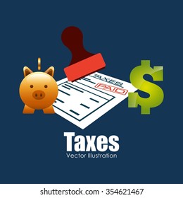 tax day design, vector illustration eps10 graphic 