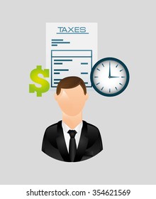 tax day design, vector illustration eps10 graphic 