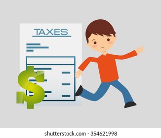 tax day design, vector illustration eps10 graphic 