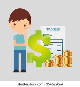 tax day design, vector illustration eps10 graphic 