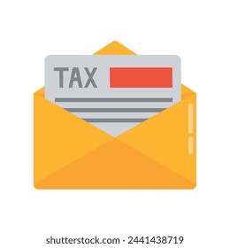 tax day document illustration vector