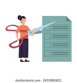 vector de ilustración de formulario de día de impuestos