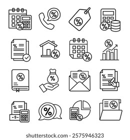 tax day icon design,  vector art and illustration with white background