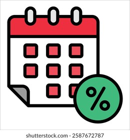 Tax Day Icon Element For Design