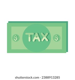 tax declaration banknote illustration design