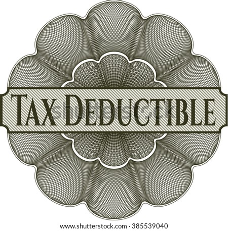Tax Deductible linear rosette