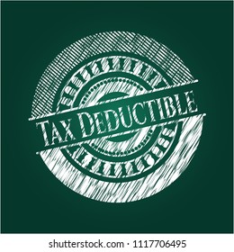 Tax Deductible on blackboard