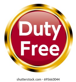 Tax exclusion icon written in English ,Design of metallic texture