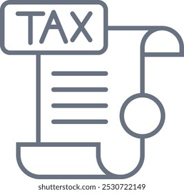 Tax Form icon design for personal commercial use