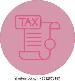 Tax Form icon design for personal commercial use