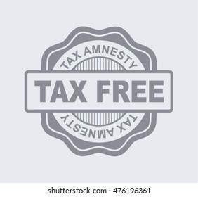 Tax Free Amnesty Icon