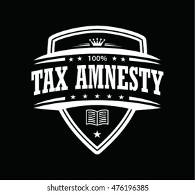 Tax free amnesty icon