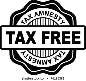 Tax Free Amnesty Icon